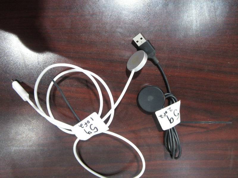 lot 61 image: Wireless Charging Pad for Samsung Galaxy Watch - Black 2 pack