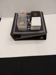 lot 10 image: Card Binders with Storage Supplies