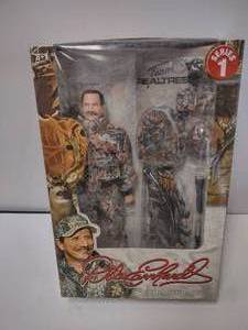 lot 24 image: (3) Outdoor Sportsman Collectibles (Dale Earnhardt  Babe Winkelman  Mossy Oak)