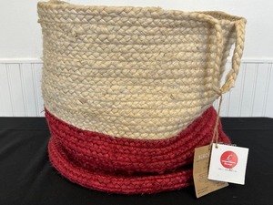 Large Decorative FiberWoven Basket