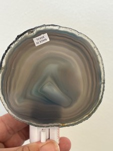 Two Beautiful Blue Colored Geode Nightlights