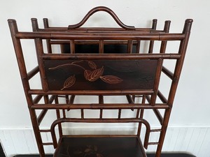 Palecek Aesthetic Movement Vintage Magazine Rack