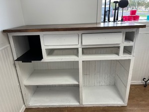 Antique Store Display Counter.