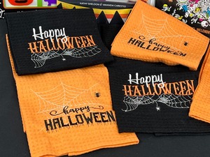 Halloween Delight New Halloween Kitchen Towels, Baking Cups and Craft Books