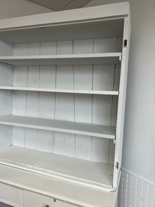 Painted Wood Vintage Cabinet
