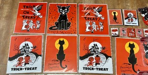 Fun Halloween Reproduction Vintage Prints and Magnets