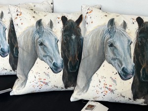 Three NEW Horse Themed Throw Pillows by Bree Merryn