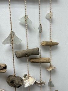 Sea Glass and Drift Wood Wind Chime