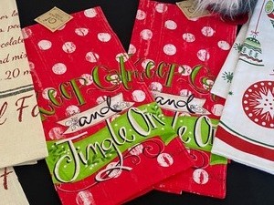Gnomes and Holiday Towels