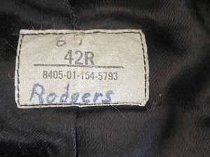 Vintage Navy Wool Coat