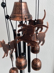 Fun Decorative Cat Themed Wind Chime - NEW