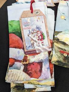 Michel Design Holiday Towels and Childrens Aprons