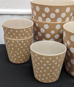 Decorative Polka Dot Pots