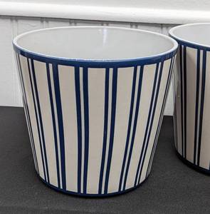 Assorted Decorative Blue Pots