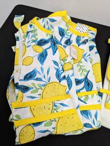 Lemon Aprons and TowelPotholder Sets