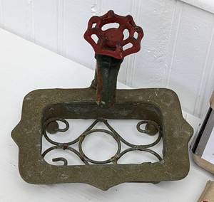 Vintage Style Faucet Soap Dish and New Soap Bars