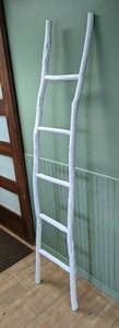 White Wood Wall Rack