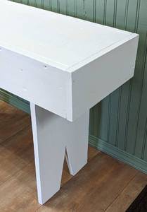 Painted Wood Bench
