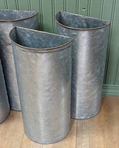 Galvanized Metal HoldersBuckets