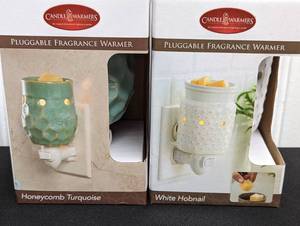 Pair of Wall Plug Wax Warmers and New Wax Packs
