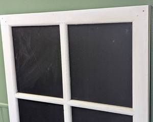 Vintage Painted Chalkboard Door