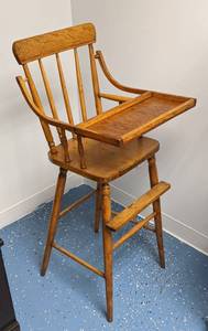 Vintage Oak Highchair