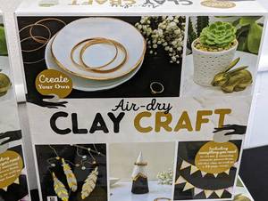 Four Air Dry Clay Craft Kits