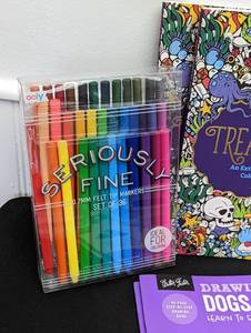 New Coloring Books and Marker Sets