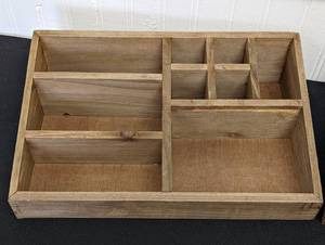 Pair of Wood Organizers