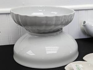 Fun White Servingware