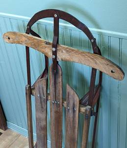 Vintage Wood Sled