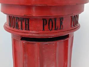 North Pole Pilar Mailbox