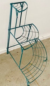 lot 76 image: Pair of Tiered Plant Stands