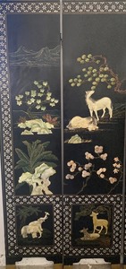 lot 81 image: Set of Six Gorgeous Asian Decorative Panels