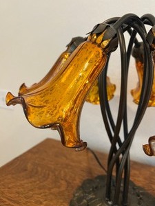 lot 40A image: Gorgeous and Fun Multi Arm Tulip Lamp