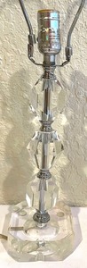lot 142 image: Trio of Gorgeous Glass Table Lamps