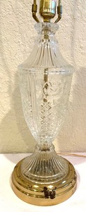 lot 155 image: Pair of Classy Glassy Table Lamps