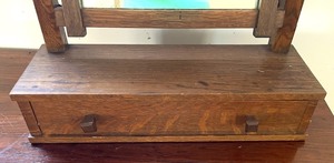 lot 179 image: Vintage Arts and Crafts Vanity Mirror