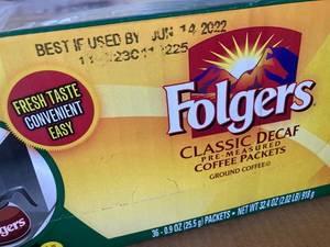 Folgers Decaf Coffee