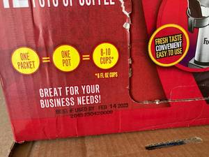 Folgers Black Silk Packs