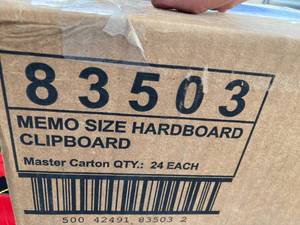 Memo Size Clipboards