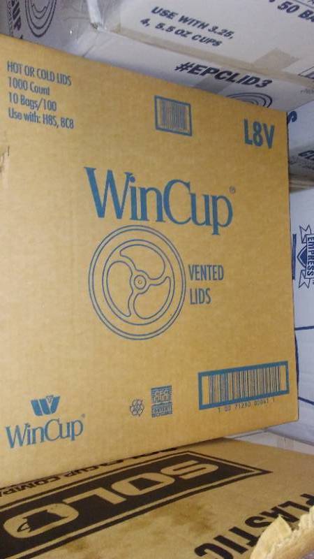 8 oz. Vented Lids (5 Cases)