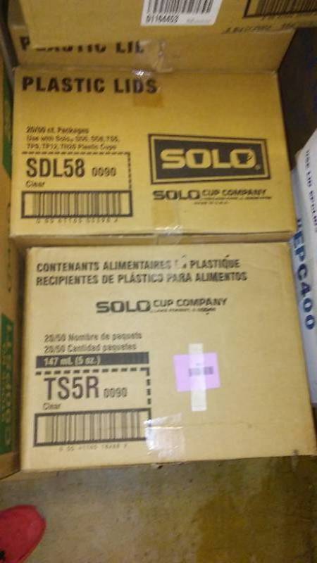 Solo TSR5 and SDLS8 � 1 Box each. 5 ounce.