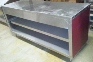 Duke Mfg. Prep Table Stainless Steel.