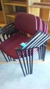 (5) Cloth Side Chairs