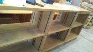 Stand Up Study Station With Shelving