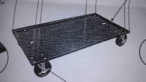 New In Box - Roller Frame & Casters  Wow