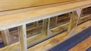 Oak Trimmed Base Stands for Cupboards