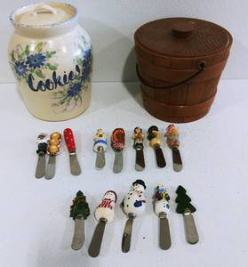 Cookie Jars and Decorative Cheese Spreaders