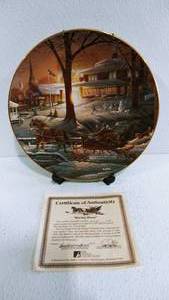 Terry Redlin Plate Racing Home